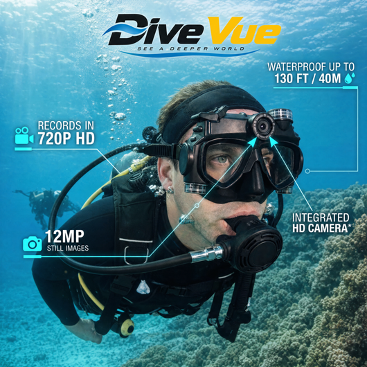 DiveVue HD Recording Dive Mask